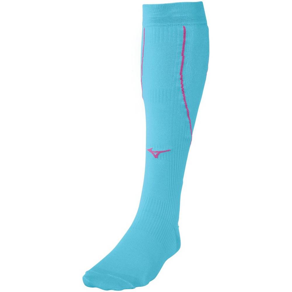 Calzini Mizuno Running Compression Donna - Blu Verde Acqua - 18056-LBWI